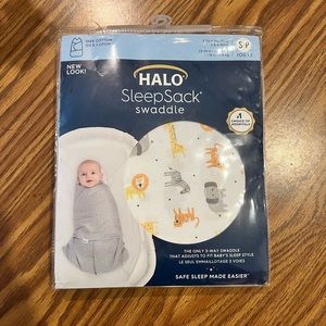 HALO Sleepsack 100% Cotton Swaddle Wrap | Size S | 3-6 months | Jungle